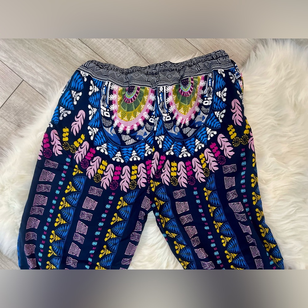 URBAN COCO | Bohemian Tribal Patterned Harem Jogger Pants (XL) - Picture 8 of 8